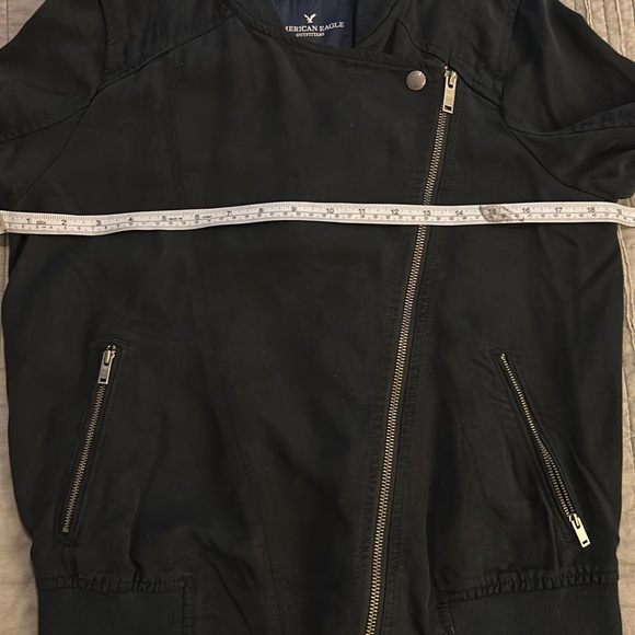 American Eagle Moto Asymmetrical Lightweight Jacket - Picture 4 of 13